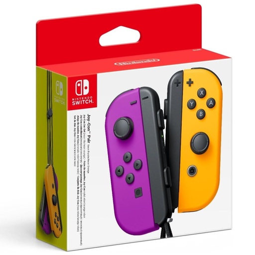 Set di controller Joy-Con Viola neon (S) e Arancione neon (D) per Nintendo Switch